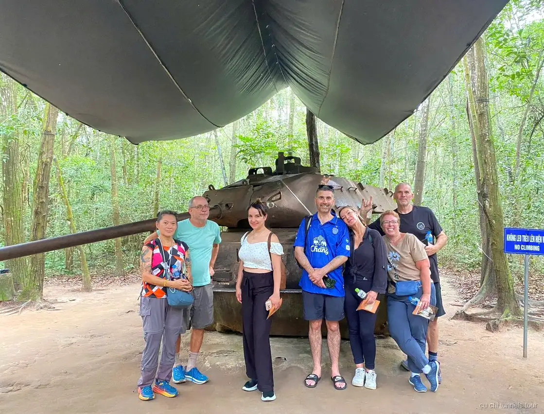 Shooting range near the Cu Chi Tunnels tour site